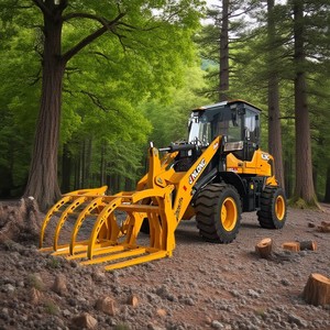Front-Wheel Drive Fuel Sugarcane Logs Timber Bamboo Forestry Agriculture Transport Stacking <strong>Loading</strong> <strong>Unloading</strong> <strong>Loader</strong> - Product Image 1