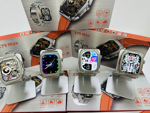 Yeni 2023 Z79 Max akıllı saat BT çağrı GPS NFC Rdfit IP68 su geçirmez pusula 2 sapanlar Z79max 460 ile akıllı saat mah pil - Product Image 5