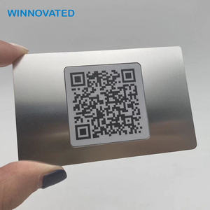 High Quality Personalized <strong>QR</strong> <strong>Code</strong> Printing RFID NFC Metal Business Card - Product Image 4