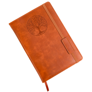 A5 Hardcover Leather Journal Notebook College <strong>Ruled</strong> 5.7\&quot; X 8.3\&quot; for <strong>Writing</strong> with <strong>Paper</strong> Cover Available in A3 and A6 Sizes - Product Image 4