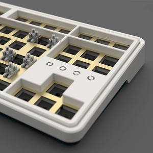 Hot Selling Custom Cnc Bearbeitung Tastatur platte Diy Mechanische Tastatur Fall Tastatur Eloxiertes Aluminium Kleine Bestellungen akzeptiert - Product Image 6