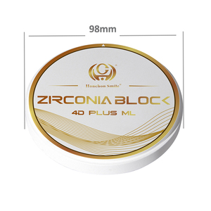 Biểu Tượng Tùy Chỉnh Chất Lượng Tốt Nha Khoa Sản Phẩm Phòng Thí Nghiệm Hàng Tiêu Dùng Zirconia Nha Khoa CAD Cam Giá 4D Cộng Với Multilayer Nha Khoa Zirconia Khối - Product Image 3