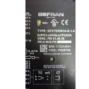 Controller di processo Gefran usati serie GFXTERMO4 GFXTERMO4-R-1-0 F029790 in buone condizioni - Product Image 1