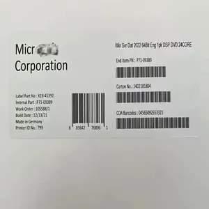 Win Server 2022 Datacenter Retail Key Win Server 2022 DAT 16 Core DVD Full Package - Product Image 5