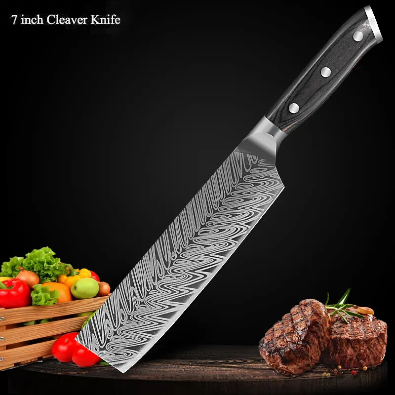 Горячая Распродажа, японский кухонный нож из нержавеющей стали для кухни и аксессуары с ручкой G10