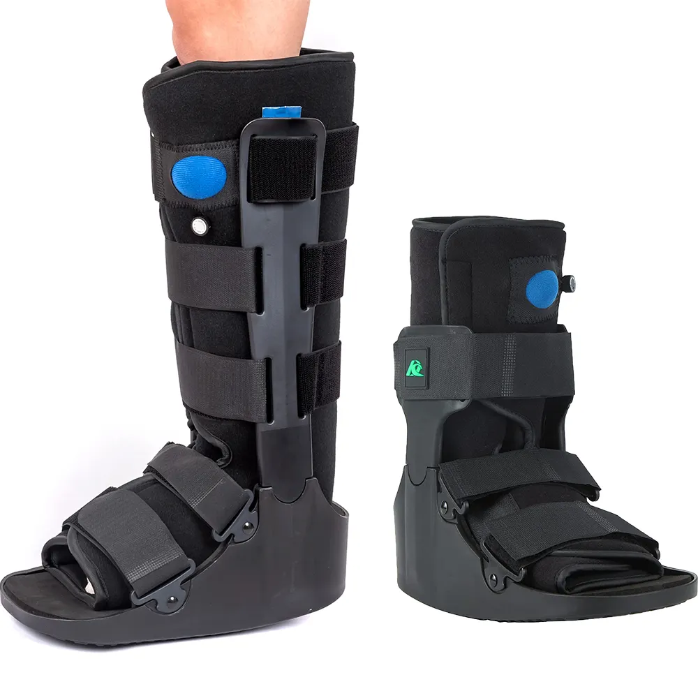Şişme hava döküm tıbbi ayak bileği Walker Cam yürüteç çizme ayak bileği burkulma kırık ortopedik walker boot