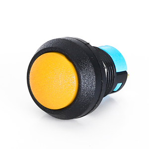 2024 Wholesale 12mm Mini SPST <strong>Button</strong> <strong>Switch</strong> With Color Head Plastic <strong>2</strong> Pin Latch Type Power <strong>Push</strong> <strong>Button</strong> <strong>Switch</strong>