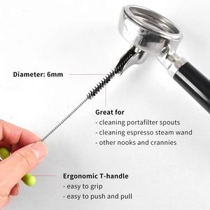 Çok İşlevli 5-in-1 a tipi kahve makinesi temizleme seti kahve değirmeni fırça - Product Image 4