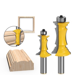 1PC 1/2 Shank Carbide Tipped đặc biệt cao đúc lan can <span class=keywords><strong>Router</strong></span> bit cho cửa sổ vỏ ván chân tường chế biến gỗ phay Cutter - Product Image 2