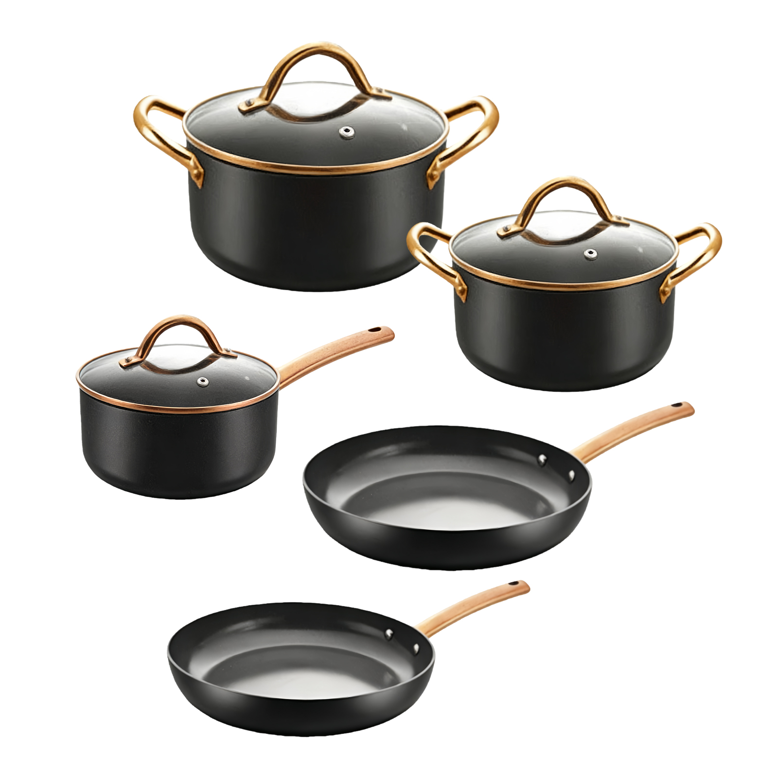 black-8pcs/set