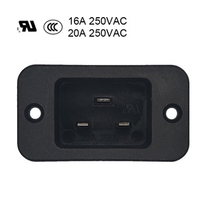 C20 3PIN 16A 20A Inlet Plug Power <strong>Socket</strong> <strong>with</strong> Screw - Product Image 3