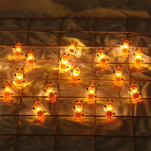 Guirnalda de Luces LED para Navidad, Guirnalda de Luces de Árbol de Navidad, Papá Noel, Muñeco de Nieve, Decoración del Hogar - Product Image 1