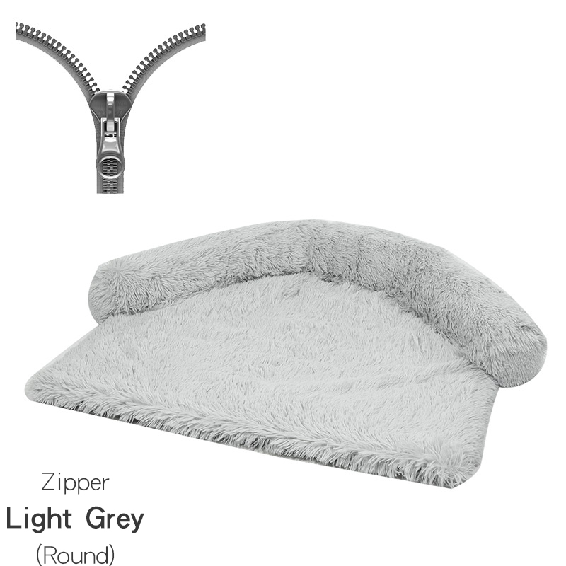 Zipper Round Light Grey