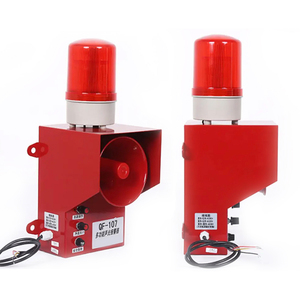 Vendita calda DC 12V Marine ad alta resistenza IP55 led spia rossa con gru sonora led attenzione allarme lampeggiante faro spia - Product Image 3