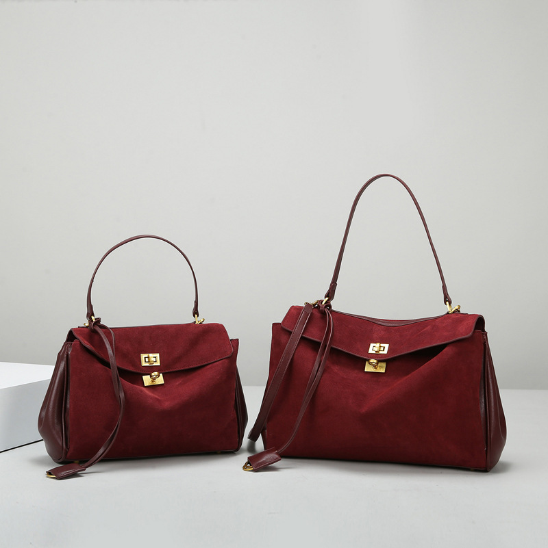 frosted wine red small