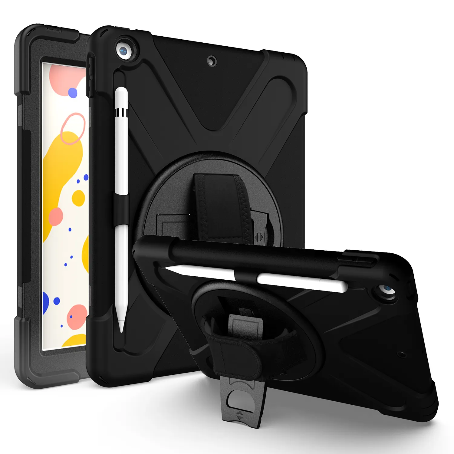 Étui de protection anti-chute en silicone, pour tablette iPad 8 10.2, étui souple anti-Pirate King 10.2, 10.5