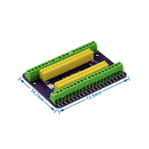 Raspberry Pi Pico scheda di espansione GPIO Breakout adattatore di estensione a bordo maschio e femmina perni per Pico