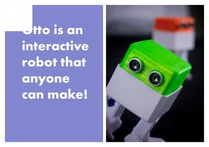 Otto Robot für Arduinos Kit Nano Robotics Open Source DIY Maker Kit Hindernis vermeidung 3D-Drucker Grafische Programmierung