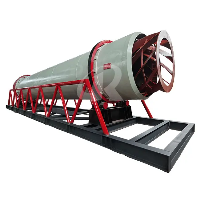 Edelstahl Rotationstrommeltrockner industrieller Heißluft-Rotationstrommeltrockner für Bergbau