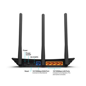 TP-Link TL-WR940N เราเตอร์ไร้สายความเร็วสูง450Mbps รองรับเครือข่าย LTE 5G 4G 3G พร้อมฟังก์ชัน VoIP ไฟร์วอลล์สำหรับใช้ในบ้าน - Product Image 5