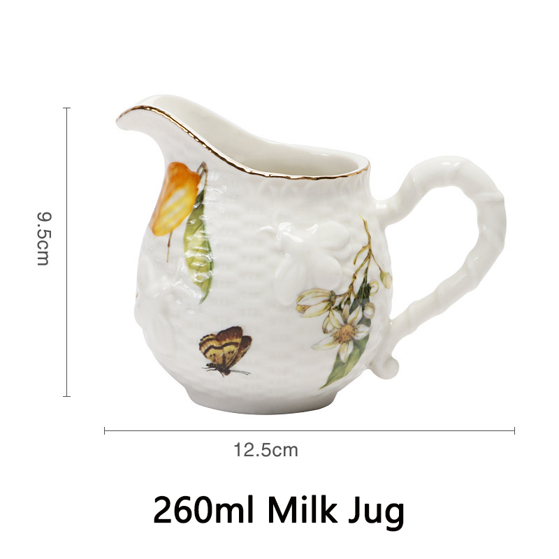 White 260ml Creamer / 260ml Milk Jug