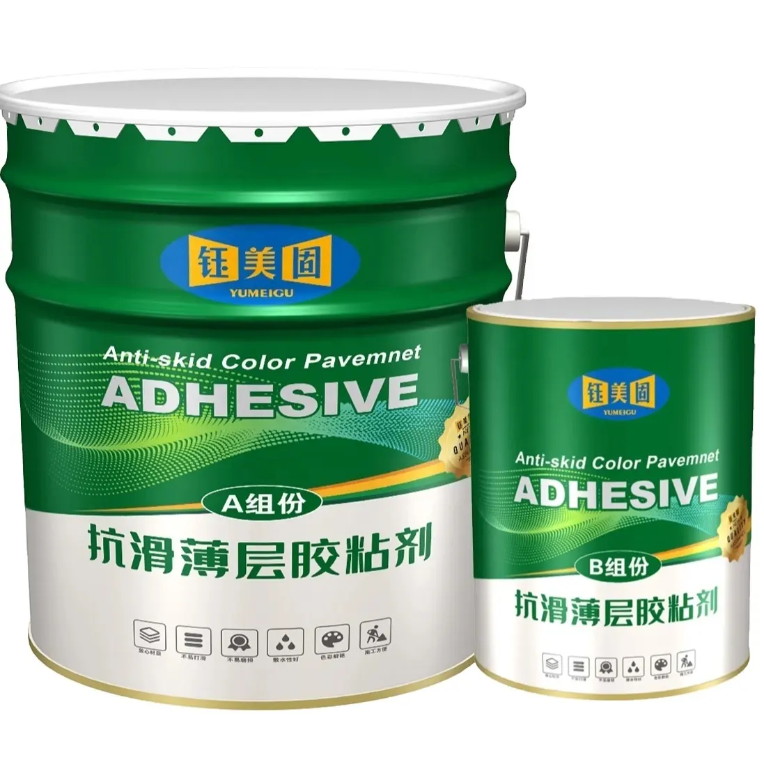 Cao cấp chống trượt màu Epoxy chất kết dính & chất bịt kín xây dựng gian hàng bảo vệ cho Chất kết dính & chất bịt kín