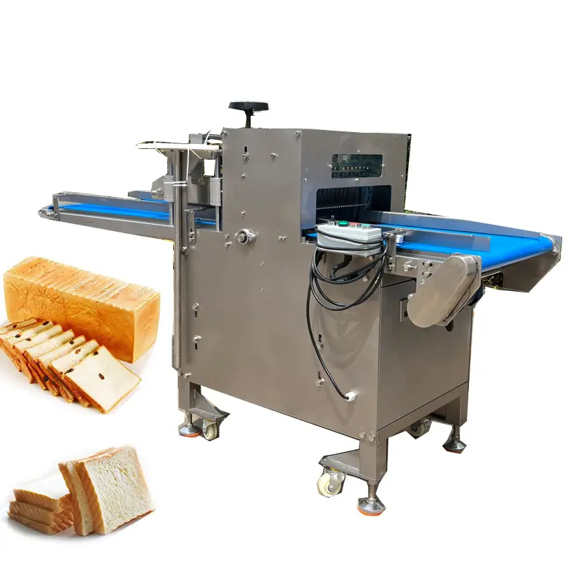 Máquina cortadora de pan para panadería, cortadora de pan