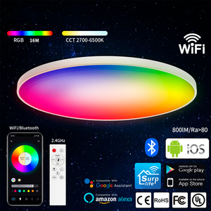 Erp eu 48w הוביל 220v פנטום Rgb תקרה פנטום wifi ++ 2.4g אפליקציית שליטה מרחוק Rgb - Product Image 1