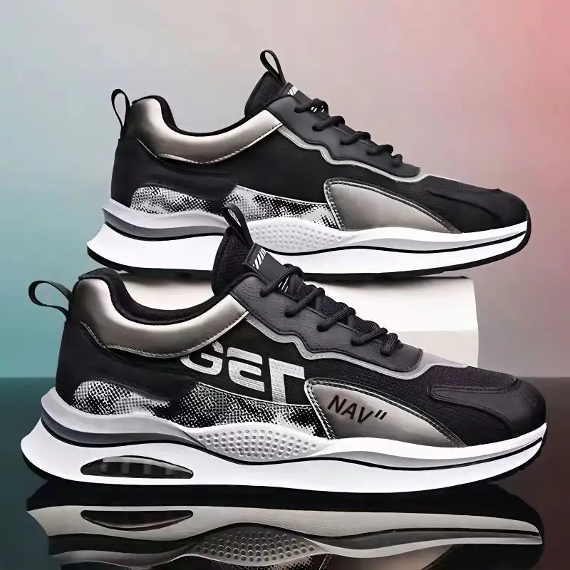 New product hebei shoes manufacturers footwear for men 2024 pvc air cushion sports tennis walking style shoes