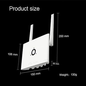 Simカード付き高速ネットワーク4gルーター外部アンテナ300Mbps 4gルーターWifi