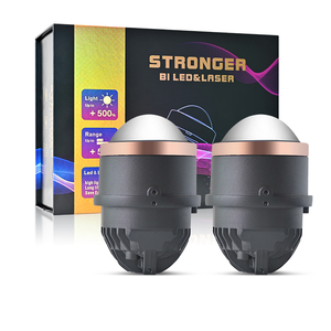 ไฟ LED ฉายแสง X5ตัดหมอก LED สามสีสำหรับยานยนต์ไฟหน้าเลนส์โปรเจคเตอร์ LED ขนาด3นิ้ว55W - Product Image 6