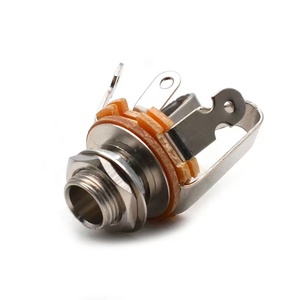 5.2mm Panel dağı Jack 3 iletken 0.21 inç açık devre Jack için PJ-068 fiş havacılık standart uçak kulaklık mikrofon - Product Image 4