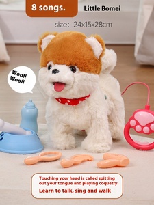 BGL akıllı yinelenen köpek simülasyon elektronik oyuncak çocuklar için peluş oyuncak köpek yürümek Bark stres giderici ile yardımcı olabilir - Product Image 6