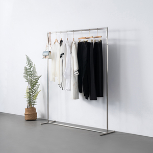 Quần Áo Kim Loại hiển thị Giá Kim Loại hiển thị giá đứng trình bày kim loại hiển thị giá treo quần áo đứng - Product Image 6