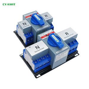 ATS 16A 20A 32A 63A 100A otomatik Transfer anahtarı 2P 3P 4P jeneratör geçiş anahtarı asansör PC tipi güç dönüşüm anahtarı - Product Image 5
