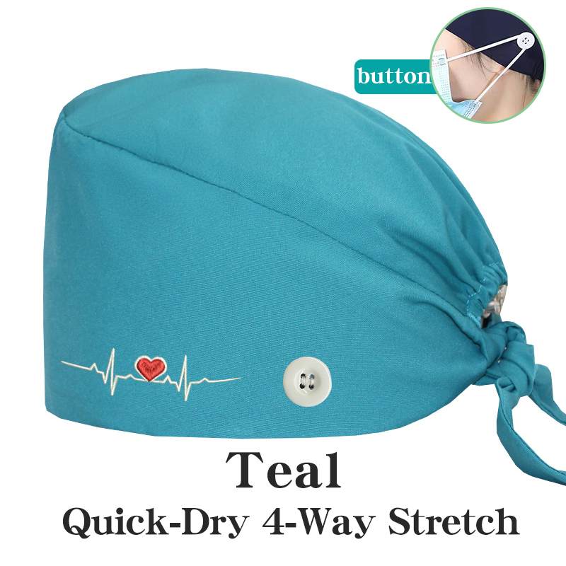 Teal with Buttons