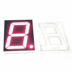 Black Surface White Segment 4 Inch 1 <strong>Digit</strong> 7 Segment Led Display in Yellow Color - Product Image 3