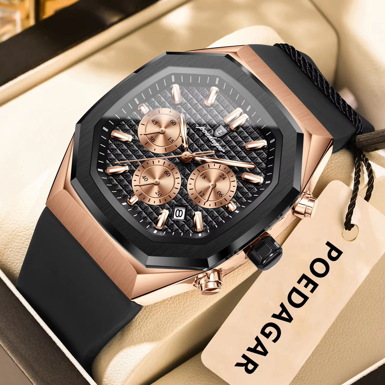 Rose Gold Black