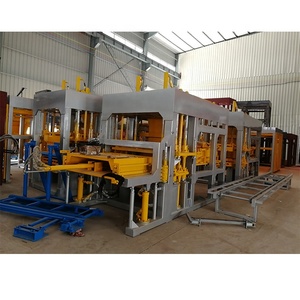 Eco pavimentadora de enclavamiento maquinaria de fabricación de ladrillos planta QT12-15 de hormigón de cemento arcilla barro ceniza línea de producción de bloques - Product Image 2