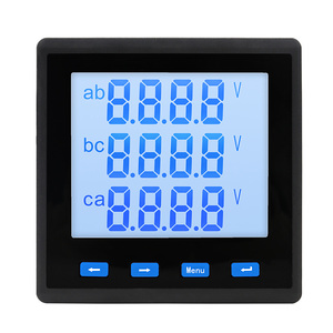 3 giai đoạn Power <span class=keywords><strong>Meter</strong></span> RS485 5A kỹ thuật số đa chức năng LCD AC hiện tại bảng điều chỉnh <span class=keywords><strong>Meter</strong></span> Ampe kế Vôn kế - Product Image 1