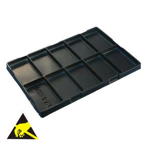 Contenitore corrugato di moda astatico contenitore di Gel appiccicoso scatole custodia con coperchio scatola Esd schiuma vassoio