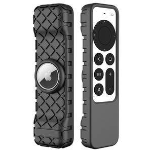 TENCHEN 2022 New Smart <strong>Tv</strong> Remote Control Silicone Cover for <strong>Apple</strong> <strong>Tv</strong> 4k Siri Remote Control 2 In1 Silicon Case for Airtag - Product Image 1