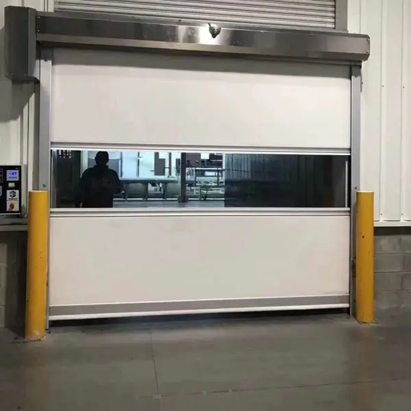 Automatic Remote Control High Speed PVC Curtain Shutter Door