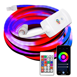 Ip65 עמיד למים הוביל ניאון גמיש חבל אור pvc מנורת גוף עבור מסיבת חופשה כביש