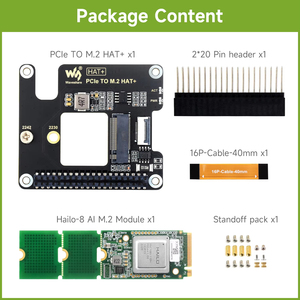 Hailo-8 Waveshare M.2 AI Accelerator <strong>Module</strong> 26TOPS AI Processor Optional For PCIe To M.2 Adapter Board For <strong>Raspberry</strong> <strong>Pi</strong> 5 - Product Image 6