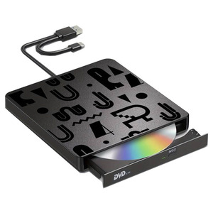 热卖外部DVD驱动器类型-C USB 3.0刻录机刻录机光盘/DVD RW只读存储器，适用于苹果笔记本电脑Win7/8/10/11电脑 - Product Image 5
