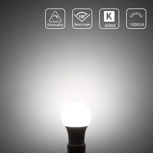メーカーLed家禽ライト9ワット10.5ワット12ワットA19 LED調光可能農業用電球5000K 120ボルト - Product Image 5