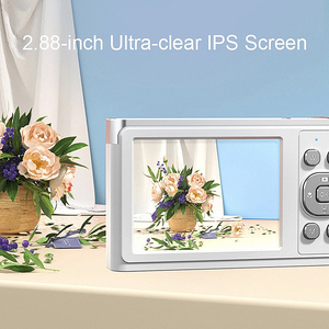 กล้องดิจิตอล CCD ขนาดเล็กซูมออปติคอล8X กล้องวิดีโอดิจิตอล HDV 4K 2.8นิ้ว IPS - Product Image 2