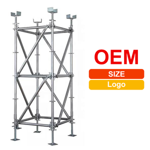 Material de construcción de edificios Sistema de andamio Ringlock estándar de acero Módulo de apuntalamiento Torre de andamio con estándar de libro mayor - Product Image 3