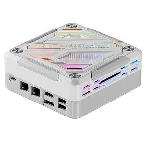 Cyberpunk Gamer PC AMD R7 8845HS 7840HS 7735HS Mini PC RGB Light DDR5 2.5G LAN USB4.0 Win11 Mini <strong>Computer</strong> 8K NUC WiFi6 - Product Image 1